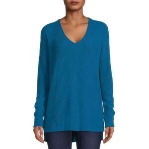 Time and Tru Women Ribbed Tunic Top- Small
